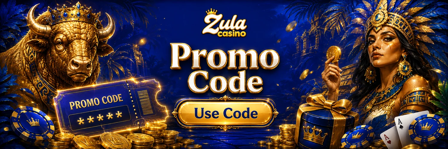 Zula Casino promo code visual